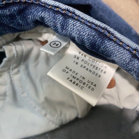 Grlfrnd Blue Distressed Kendall The Super Denim Skinny Jeans - Picture 12 of 15